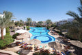 Dive Inn resort pool and guest area